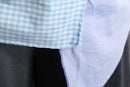 "Re:make" random check docking shirt