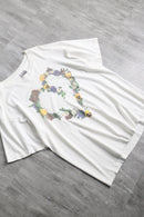 90's flower heart tee