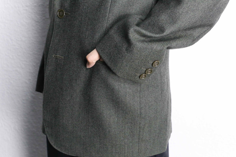 gray 2B single tailored jacket Made in Italy
