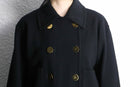 gold button double breast short jacket