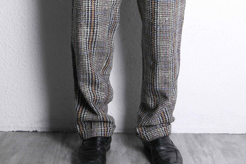 multi-color houndstooth slacks
