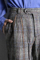 multi-color houndstooth slacks