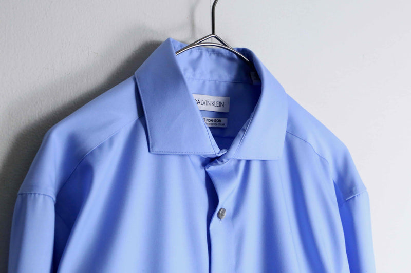 "Calvin Klein" light blue color cotton shirt