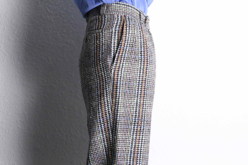multi-color houndstooth slacks