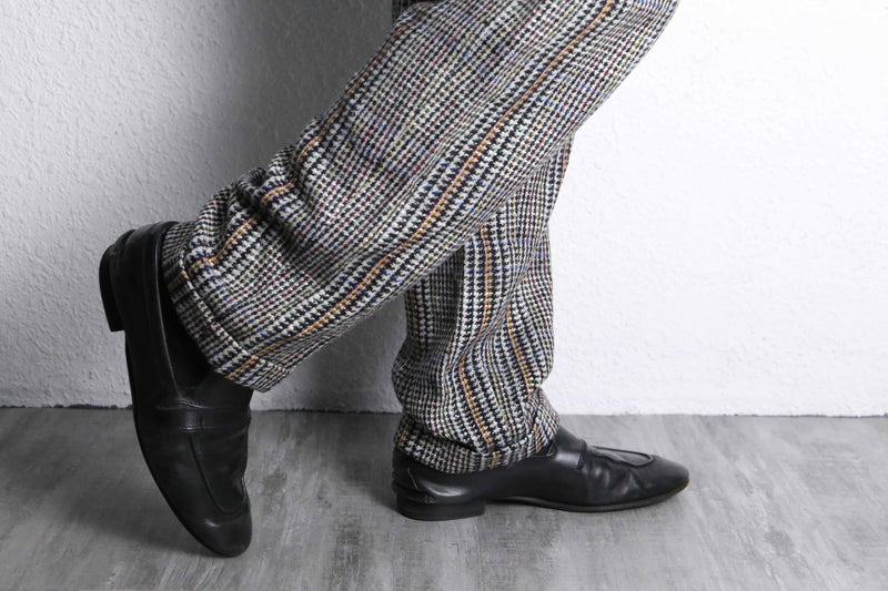 multi-color houndstooth slacks