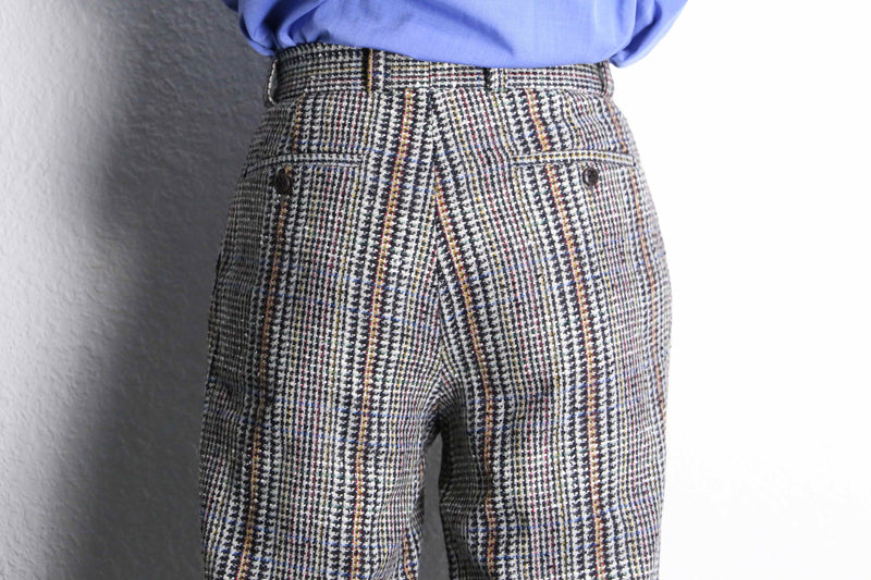 multi-color houndstooth slacks