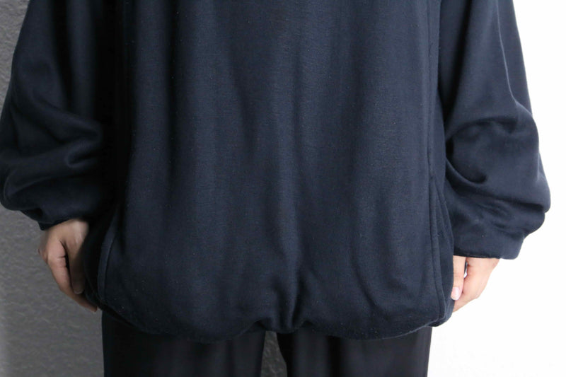 black heavy henry hoodie sweat