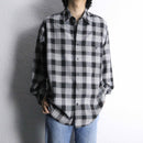 monotone poly check shirt
