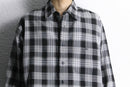 monotone poly check shirt