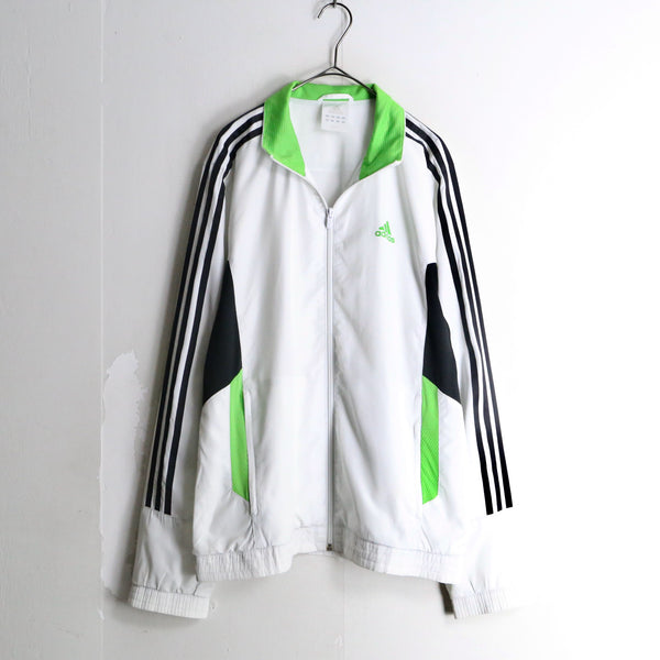 "adidas" 3tone nylon jacket