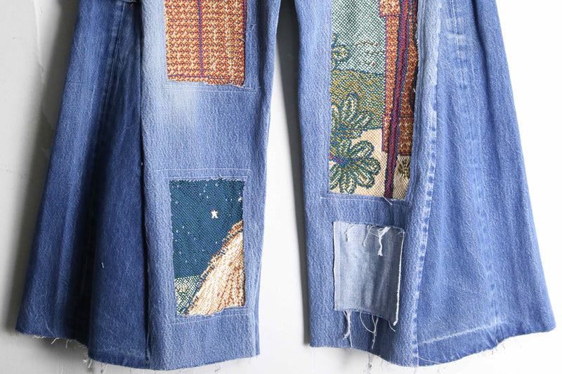 "Re:make" rag docking super flare denim