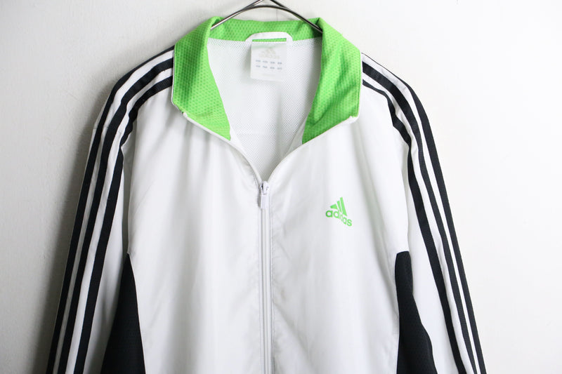 "adidas" 3tone nylon jacket