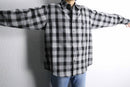 monotone poly check shirt