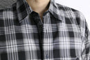 monotone poly check shirt