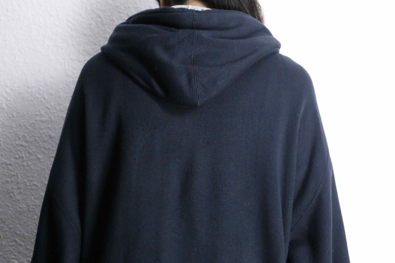 black heavy henry hoodie sweat