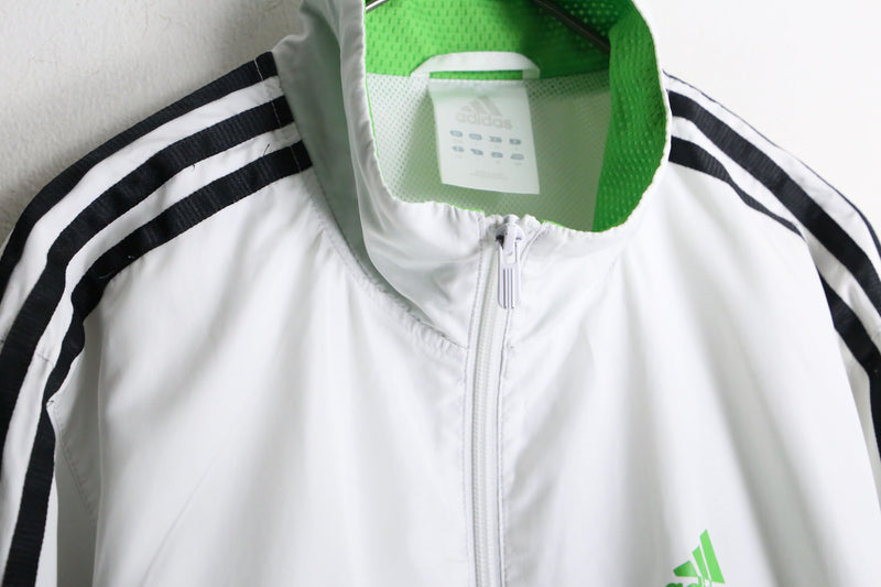 "adidas" 3tone nylon jacket