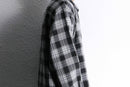monotone poly check shirt