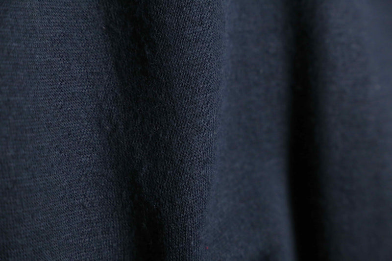 black heavy henry hoodie sweat