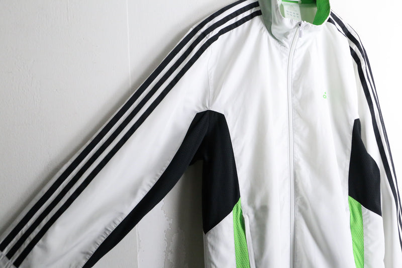 "adidas" 3tone nylon jacket