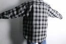 monotone poly check shirt