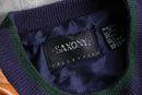 “SAXONY” leather switch 3D design knit