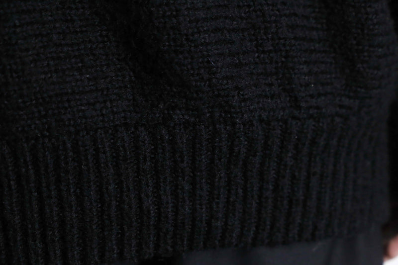 colorful switch dolman sleeve knit