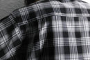 monotone poly check shirt