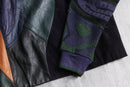 “SAXONY” leather switch 3D design knit