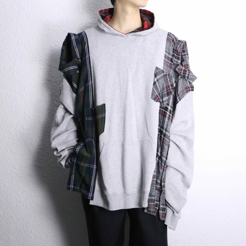 "Re:make" docking shirt hoodie