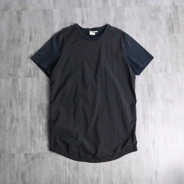 "PUMA" black nylon switching cut and sewn