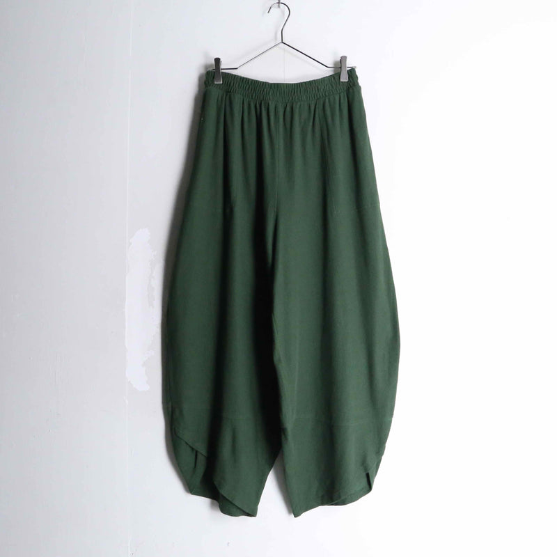 green color cotton balloon easy pants