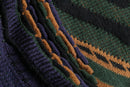 “SAXONY” leather switch 3D design knit