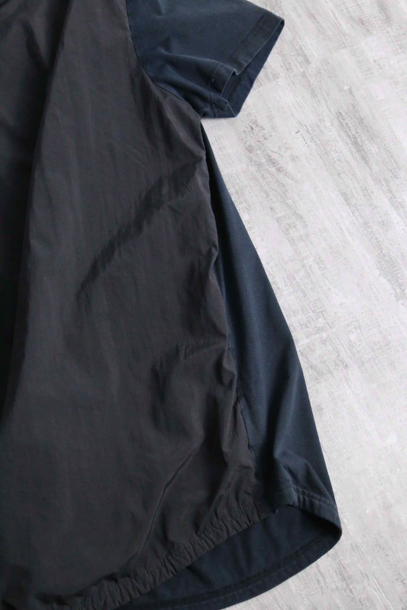 "PUMA" black nylon switching cut and sewn