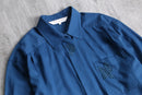"Cristian Dior SPORTS"marine blue color fly front shirt