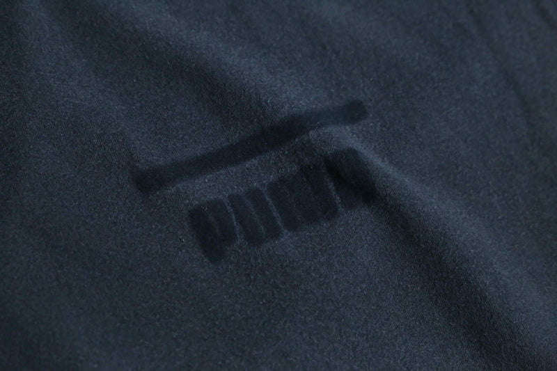 "PUMA" black nylon switching cut and sewn