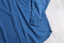 "Cristian Dior SPORTS"marine blue color fly front shirt
