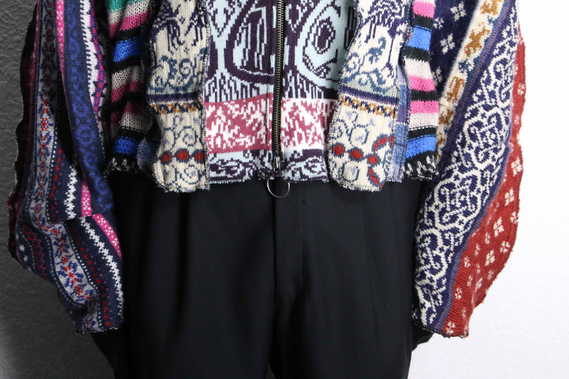 ''Re:make'' knit zip foodie