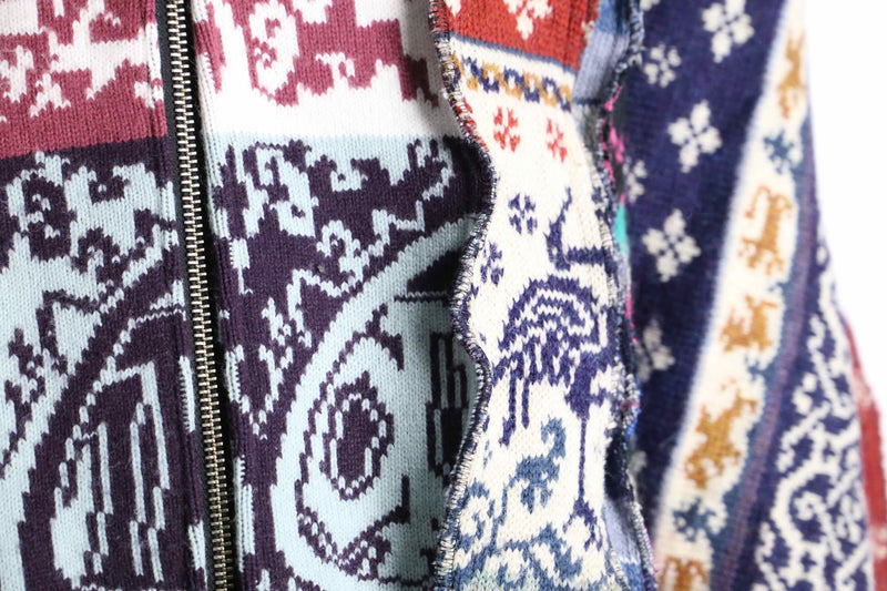 ''Re:make'' knit zip foodie