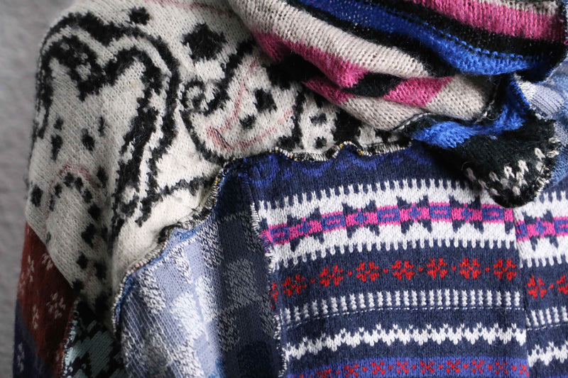 ''Re:make'' knit zip foodie