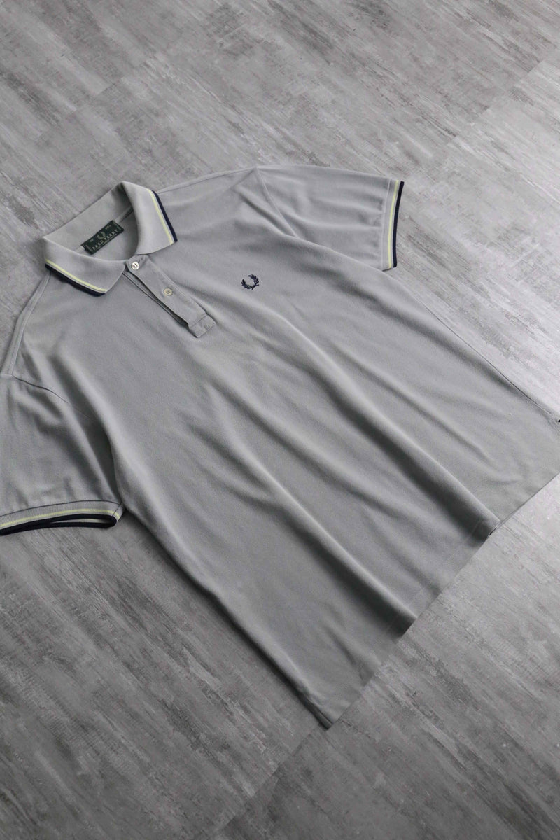 “FRED PERRY” gray s/s polo