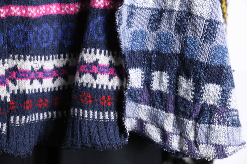 ''Re:make'' knit zip foodie