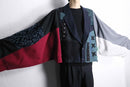''Re:make''docking patchwork design tailored jacket