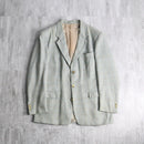 90-00s ”BOSS HUGO BOSS” multi color houndstooth wool tailored jacket