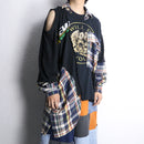 ''Remake''shirt docking layered Tee