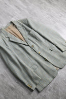 90-00s ”BOSS HUGO BOSS” multi color houndstooth wool tailored jacket