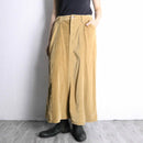 ”Eddie Bauer” beige color corduroy long skirt