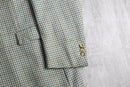90-00s ”BOSS HUGO BOSS” multi color houndstooth wool tailored jacket