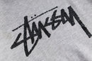 00's "stüssy" basic logo crew neck sweatshirt