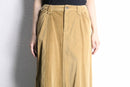 ”Eddie Bauer” beige color corduroy long skirt