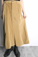 ”Eddie Bauer” beige color corduroy long skirt